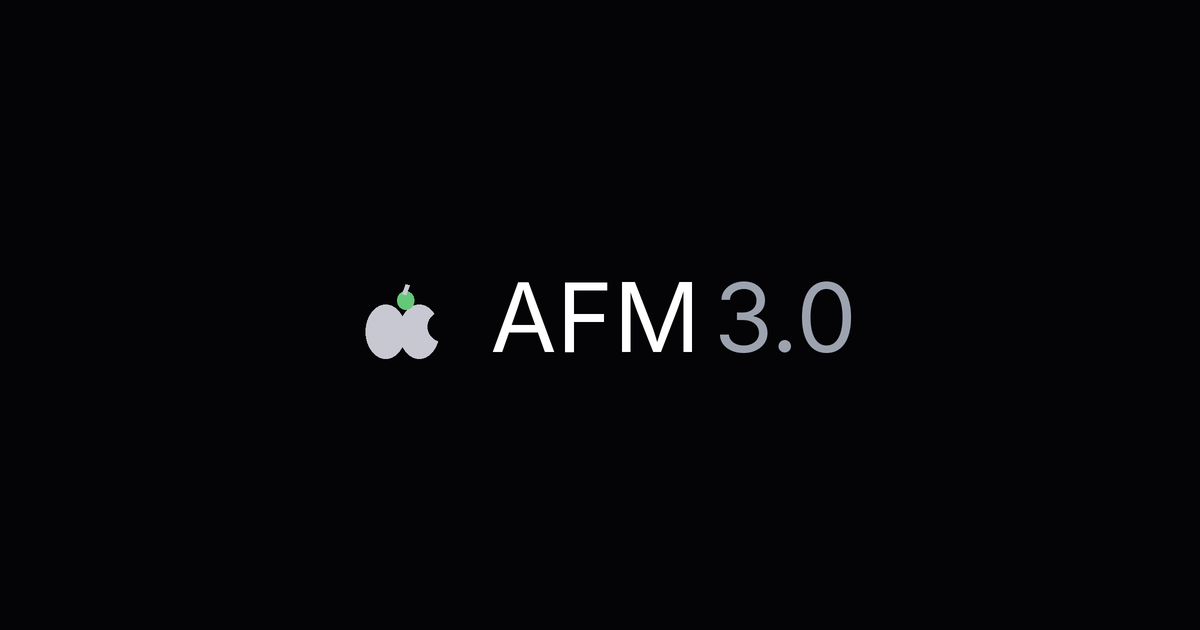 Apple Foundation Models 3 (AFM 3)