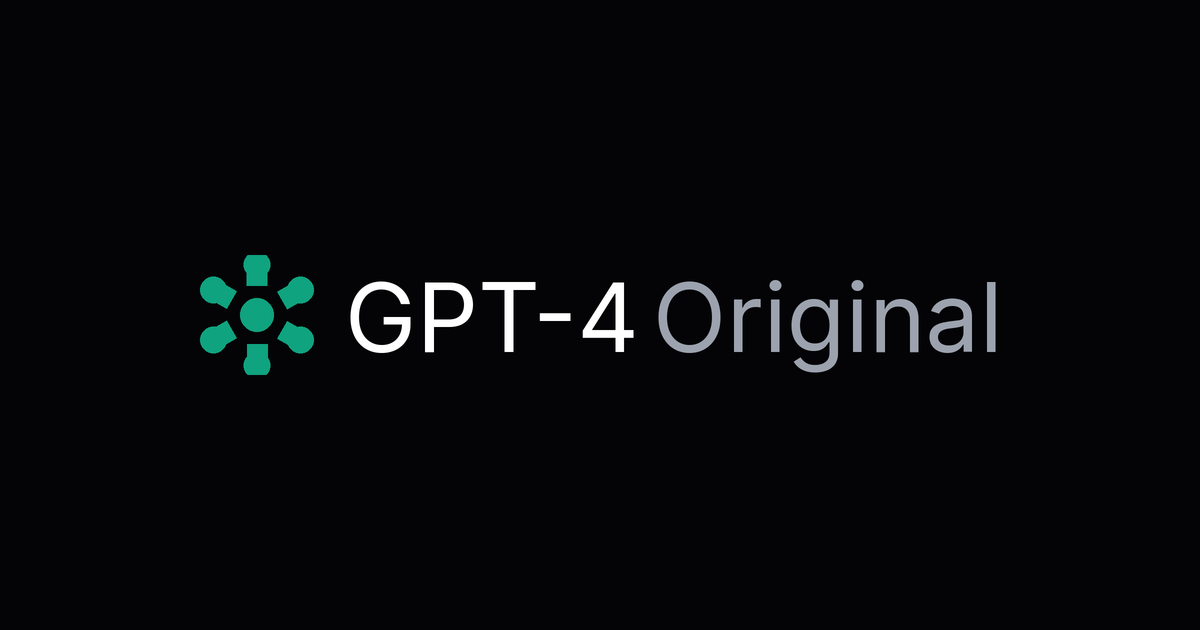 GPT-4 (Original)