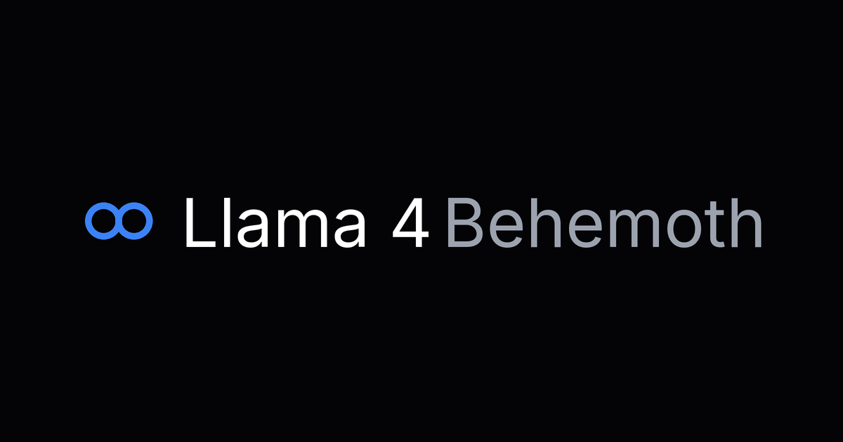 Llama 4 Behemoth (2T MoE)