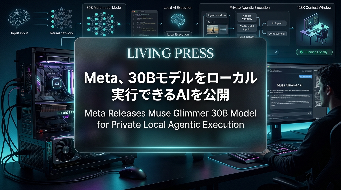 Meta、30Bモデルをローカル実行できるAIを公開