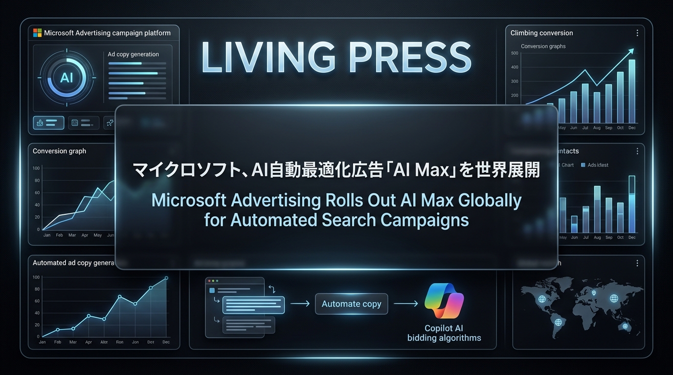 マイクロソフト、AI自動最適化広告「AI Max」を世界展開