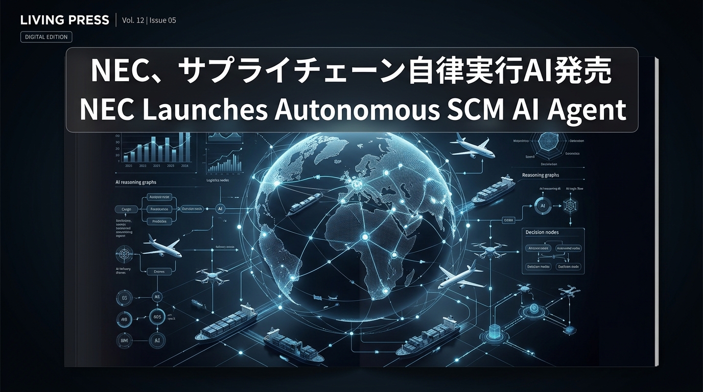 NEC、サプライチェーン自律実行AI発売
