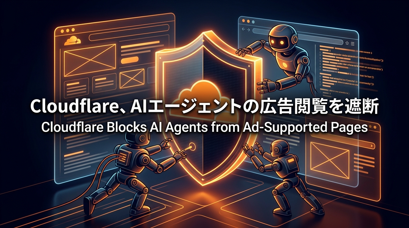 Cloudflare、AIエージェントの広告閲覧を遮断