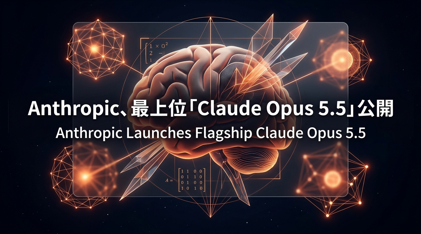 Anthropic、最上位「Claude Opus 5.5」公開