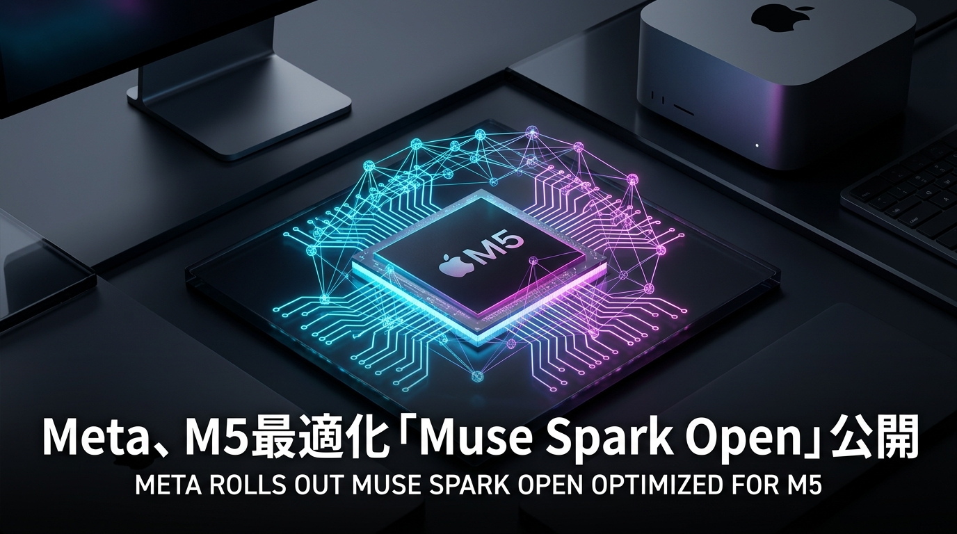 Meta、M5最適化「Muse Spark Open」公開
