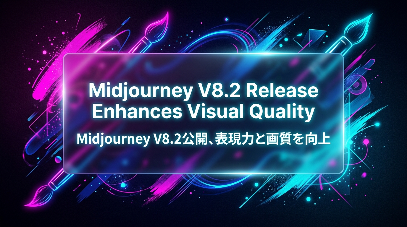 Midjourney V8.2公開、表現力と画質を向上