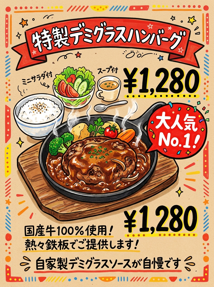 食品・飲料シズル販促