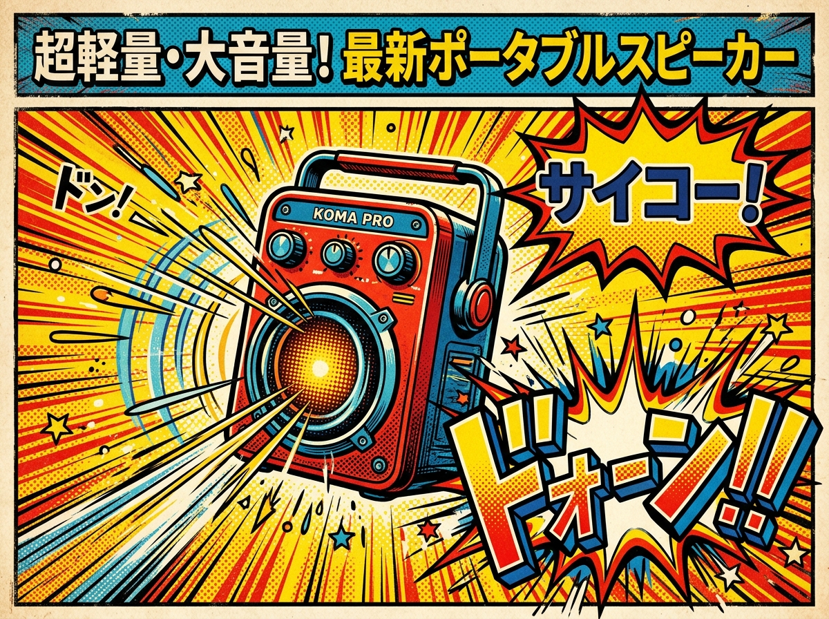 コミック・ポップアート商品広告 のプレビュー