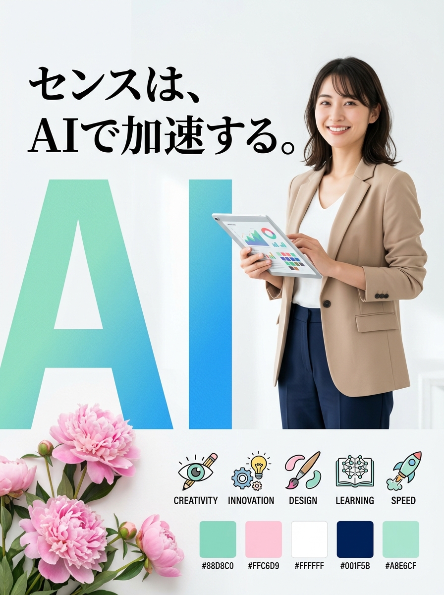 日常素材からつくる美文書広告ポスター のプレビュー